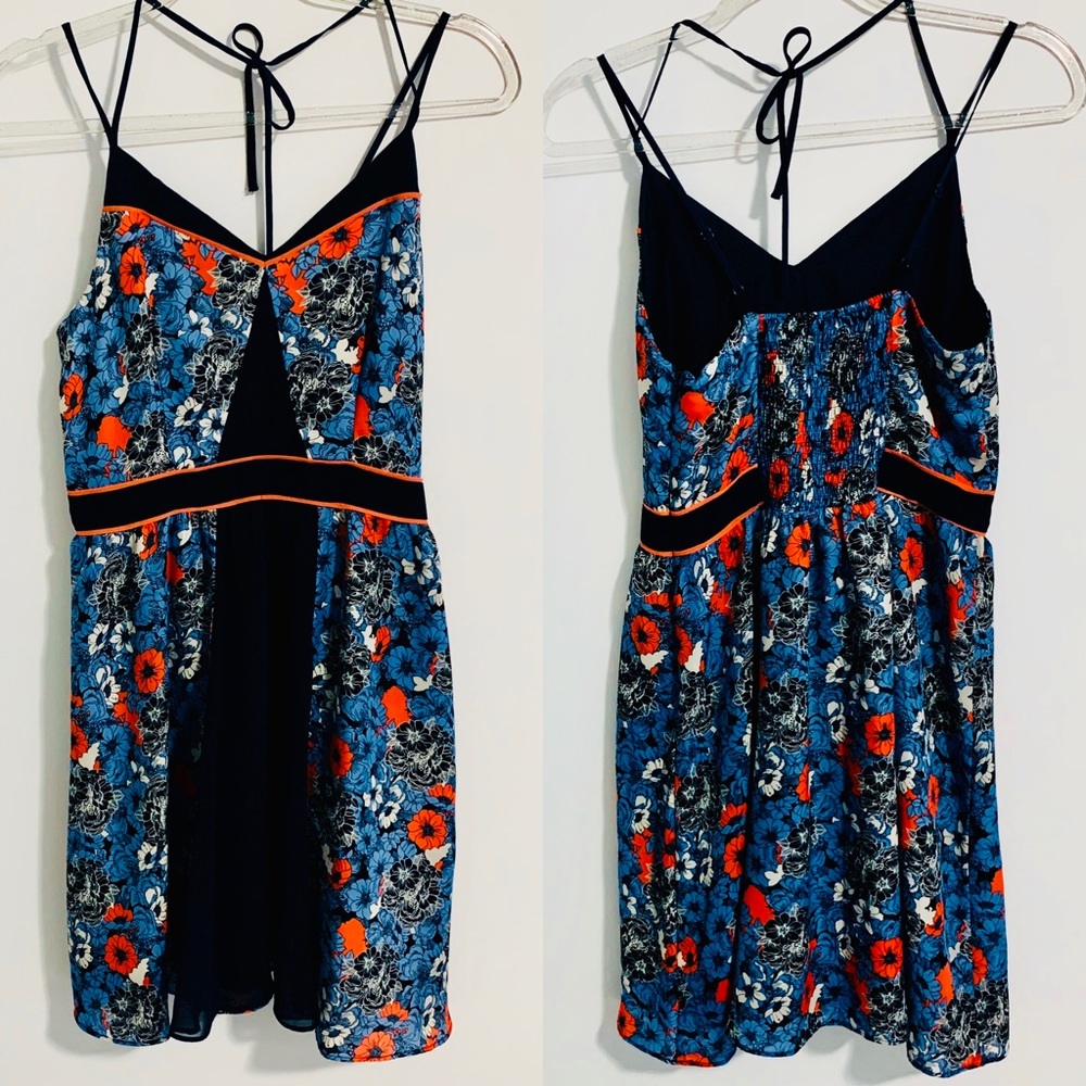 LC Lauren Conrad Strappy Floral Dress